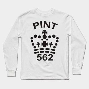 Imperial Pint Measure Symbol Long Sleeve T-Shirt